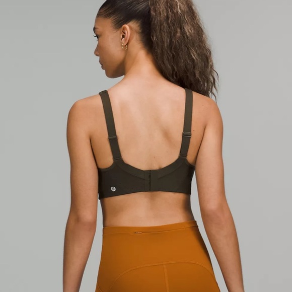 Lululemon athletica run times bra 34DDD NWT sports fitness workout dark olive - Picture 6 of 6